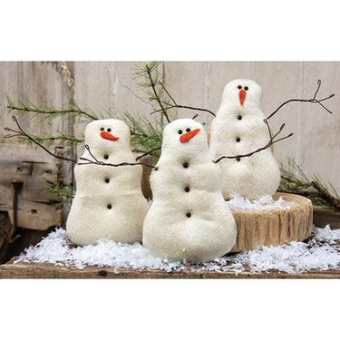 3 Set Little Snowmen - The Fox Decor